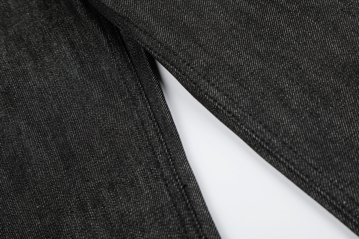 CapCabin “Black Raw Button Denim Jeans”