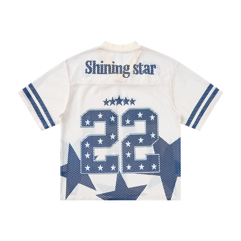 CapCabin “Shining Star 22” Mesh Jersey T-Shirt