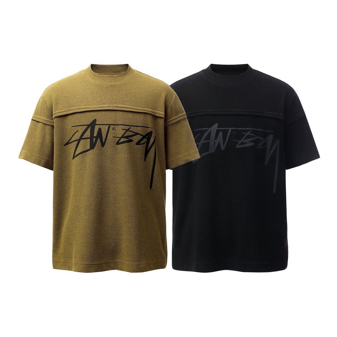 CapCabin Script Logo Waffle T-Shirt