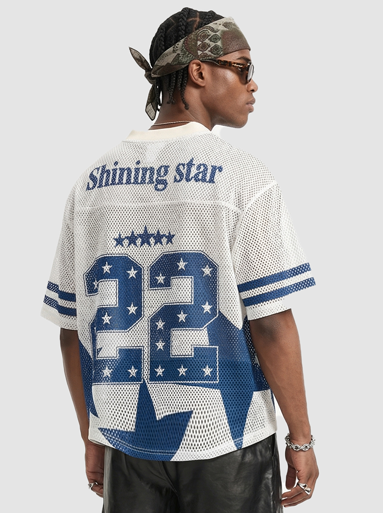 CapCabin “Shining Star 22” Mesh Jersey T-Shirt
