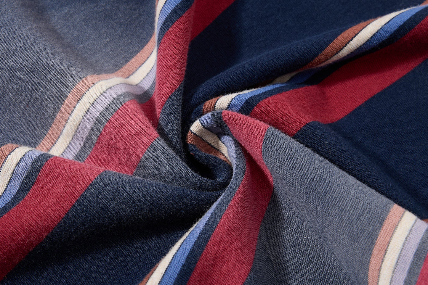 CapCabin Layered Stripe Polo Long-Sleeve