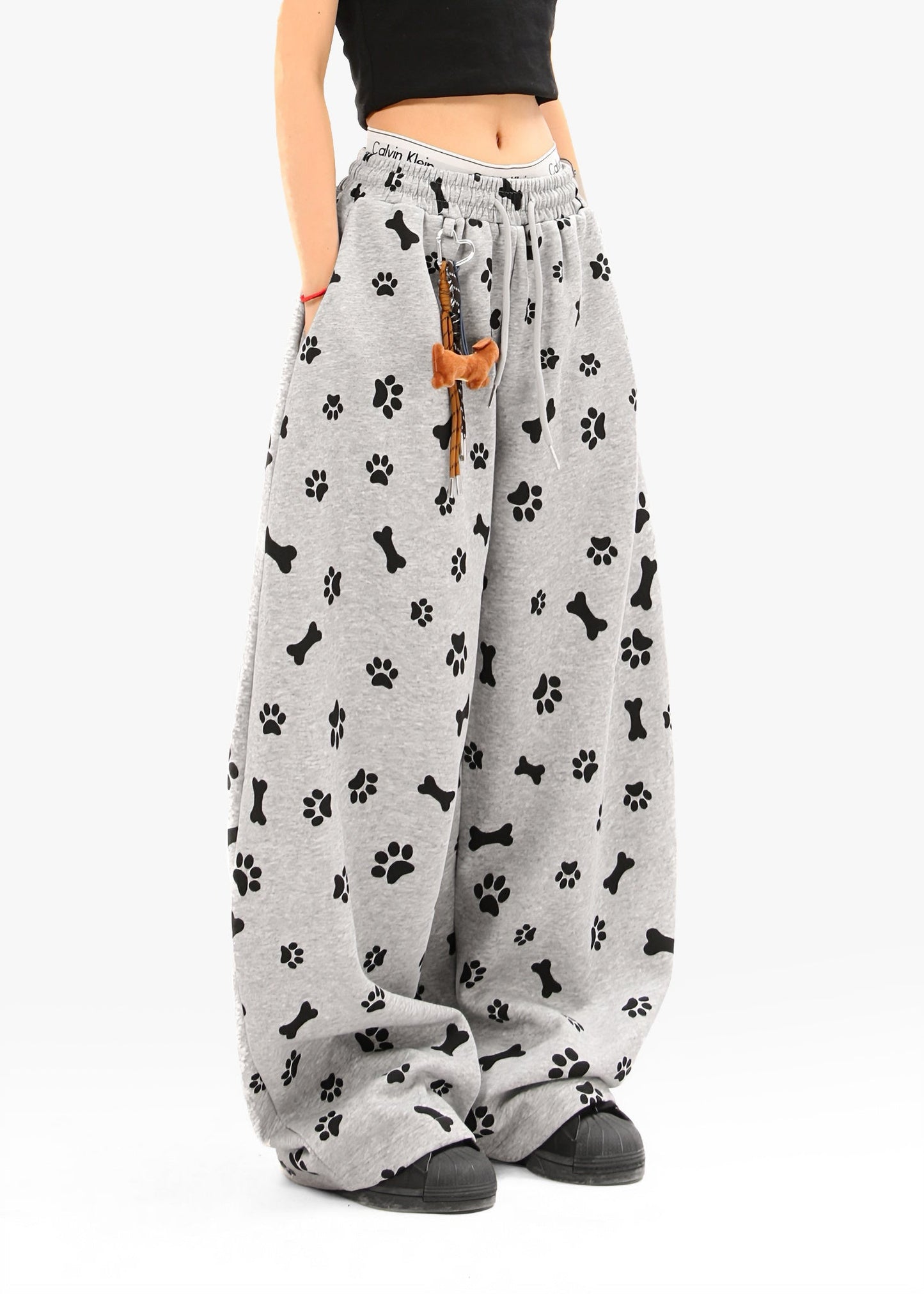 CapCabin Paw Print Lounge Pants