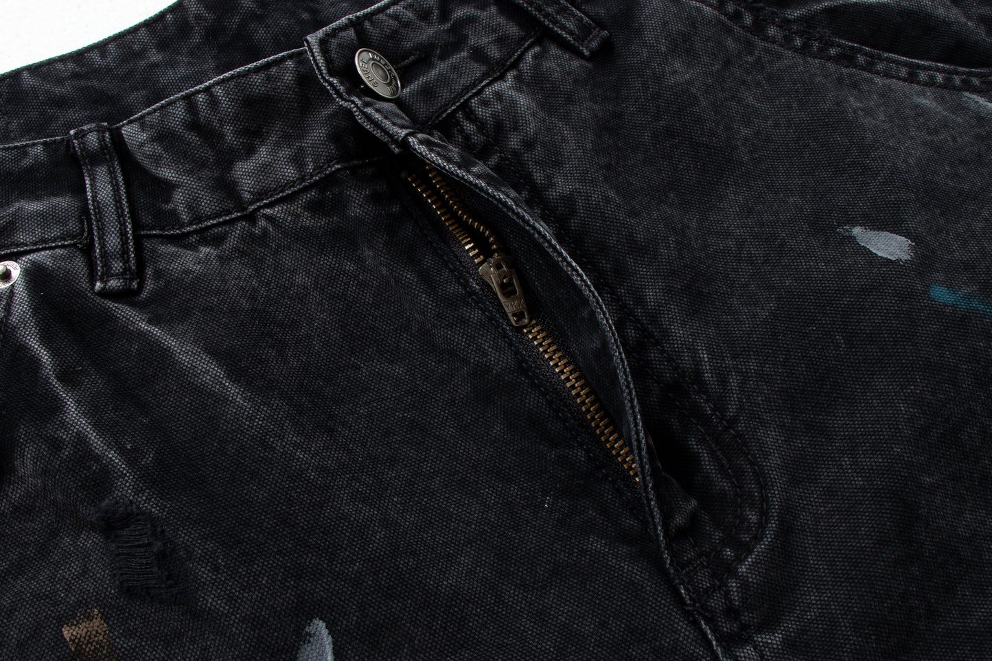 CapCabin Distressed Workwear Denim Pants