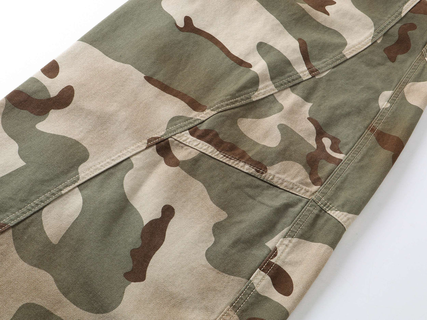 CapCabin “Urban Camo Wide-Leg Pants”
