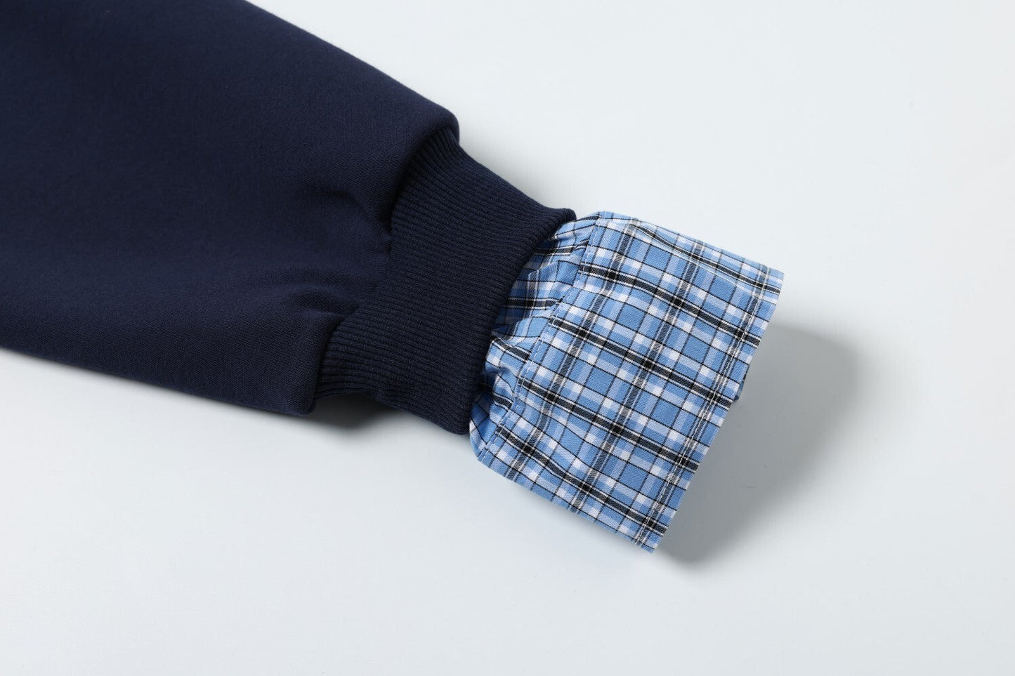 CapCabin Layered Collar Half-Zip Pullover