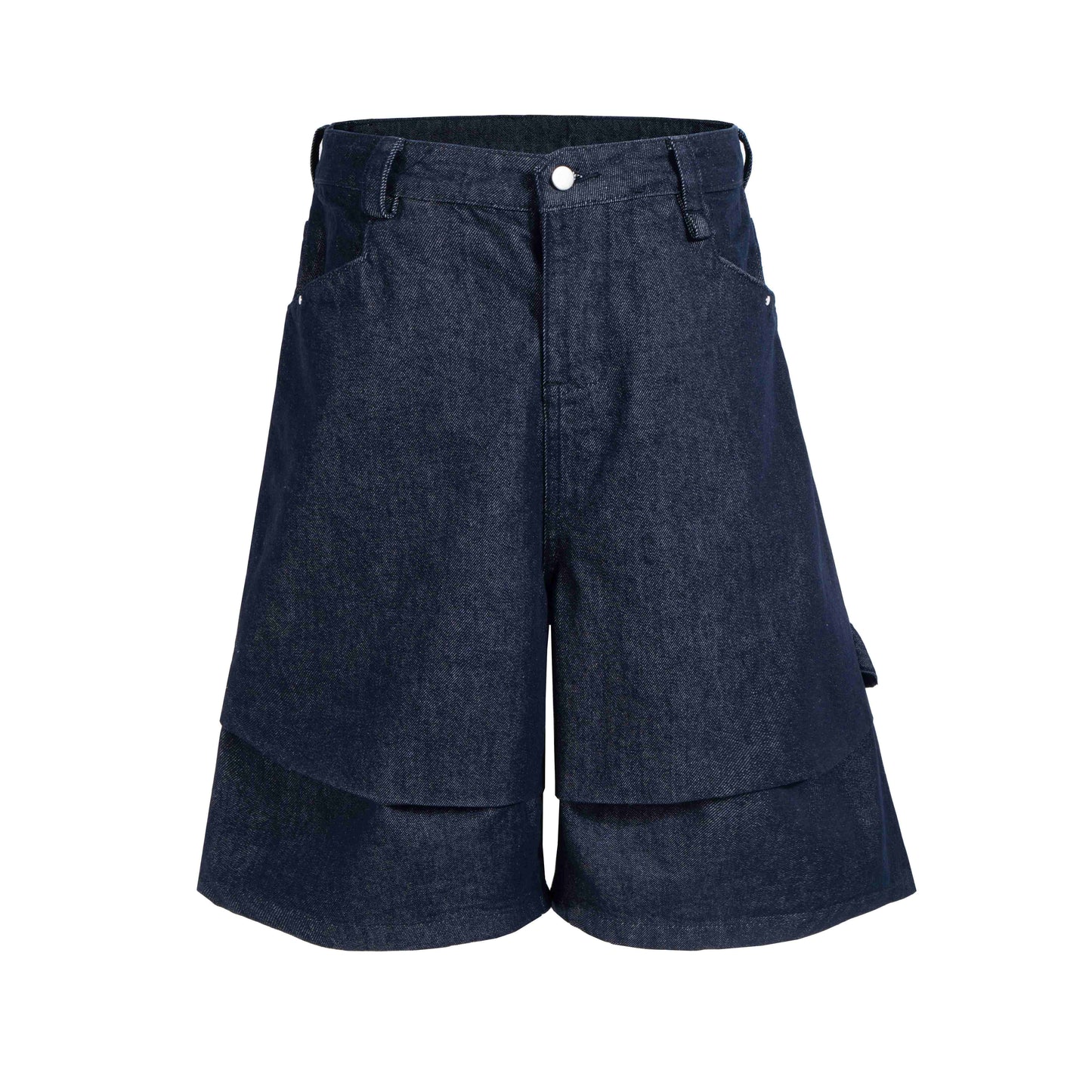CapCabin “Layered Utility Denim Shorts