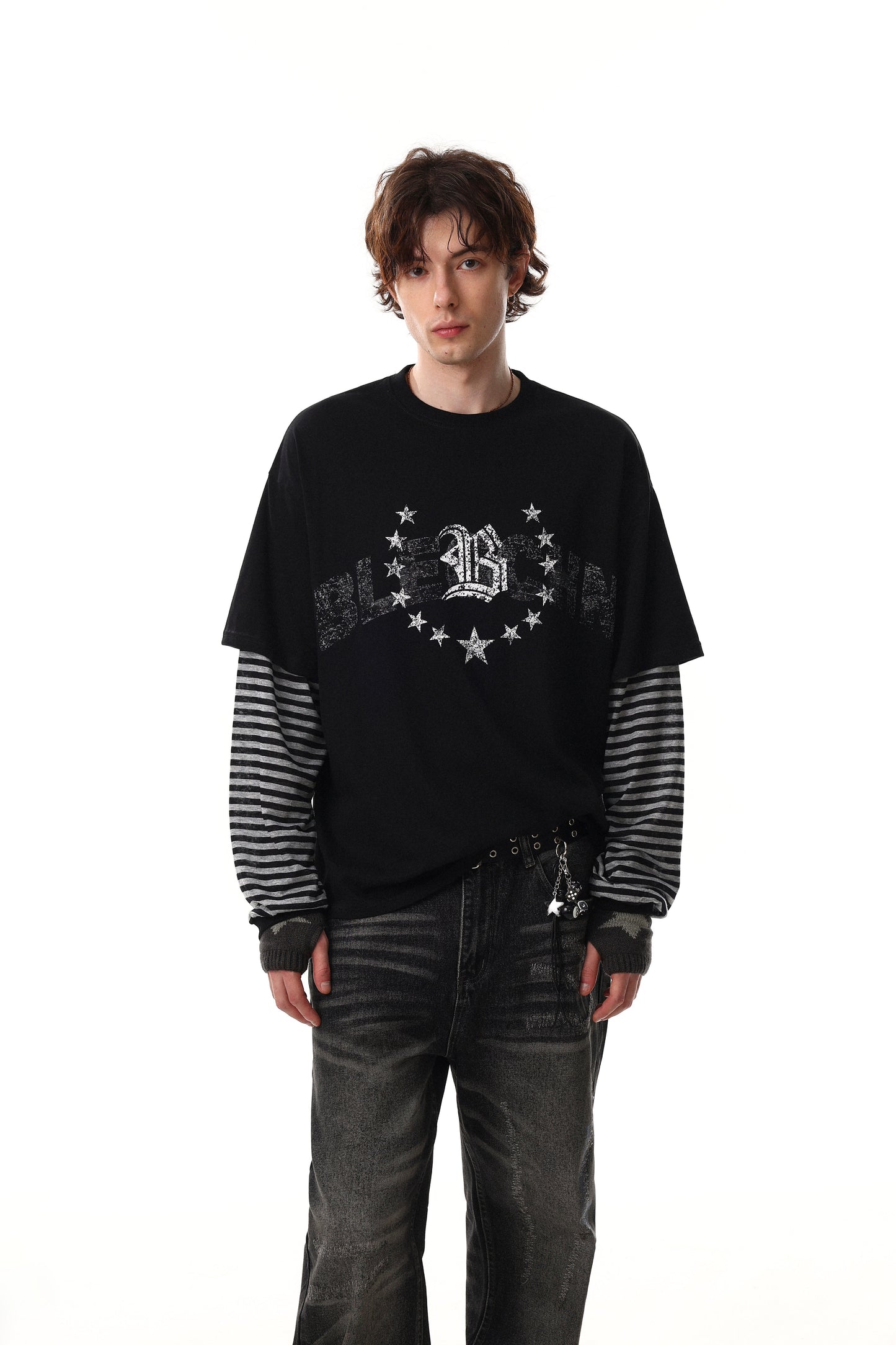 CapCabin Layered Graphic Long Sleeve Tee