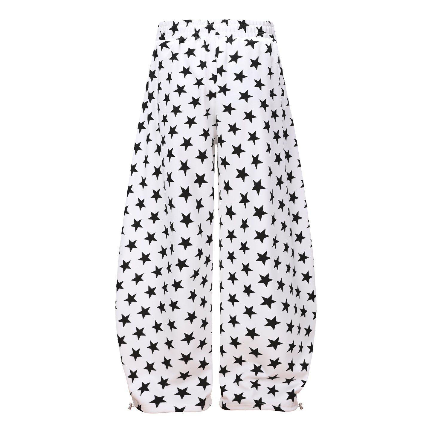 CapCabin Star Print Wide-Leg Sweatpants