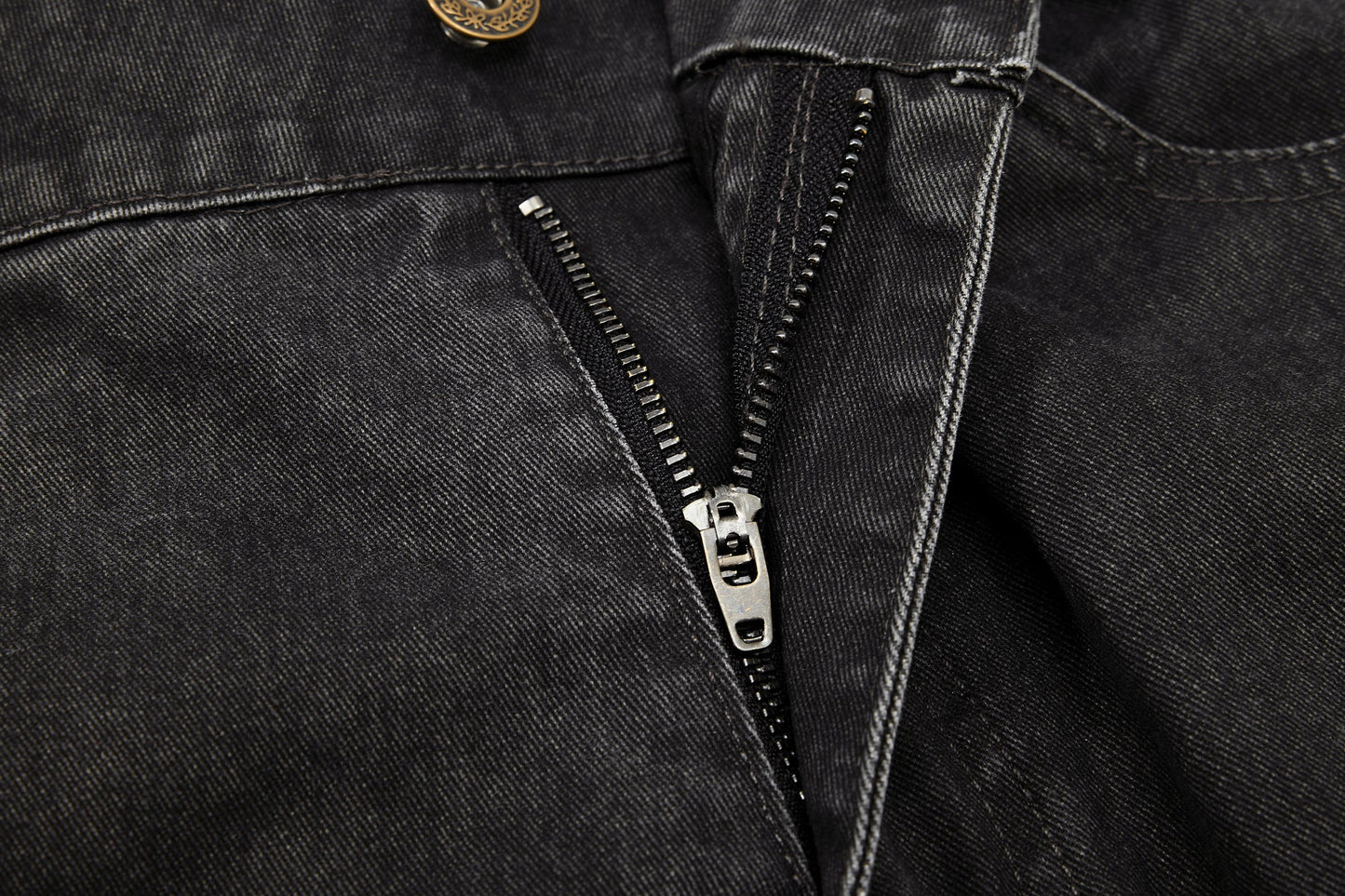 CapCabin Multi-Zip Panel Denim Pants