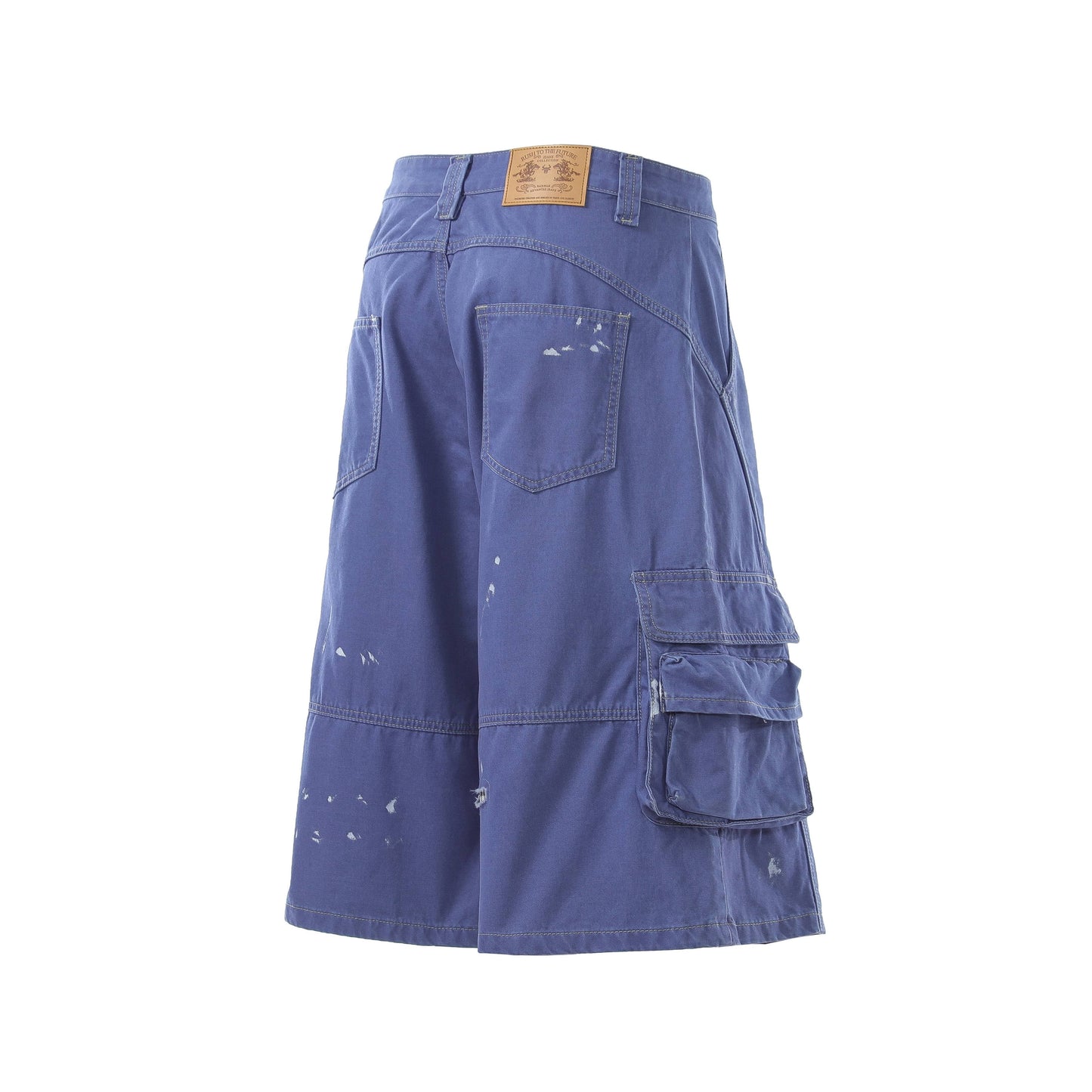 CapCabin “Distressed Utility Cargo Shorts”