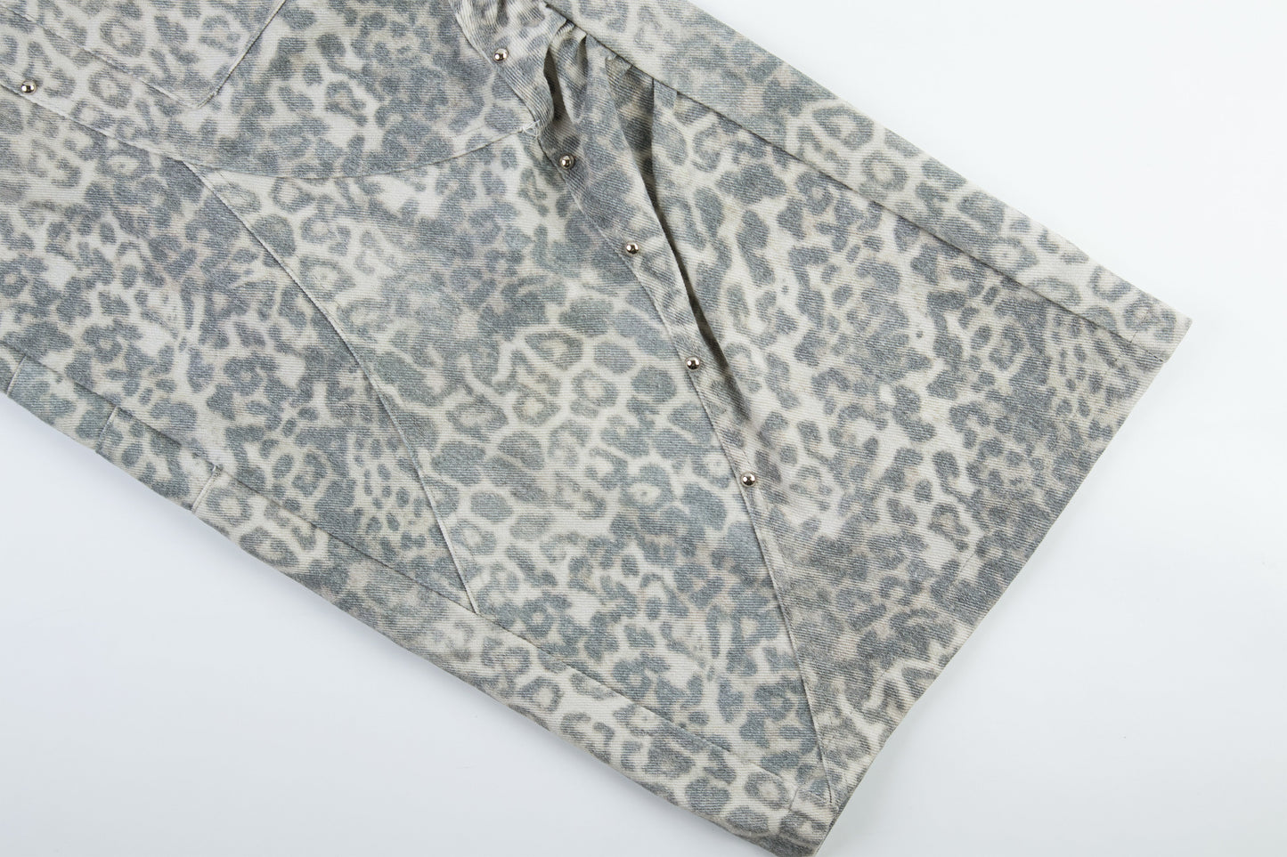 CapCabin Leopard Utility Wide-Leg Pants