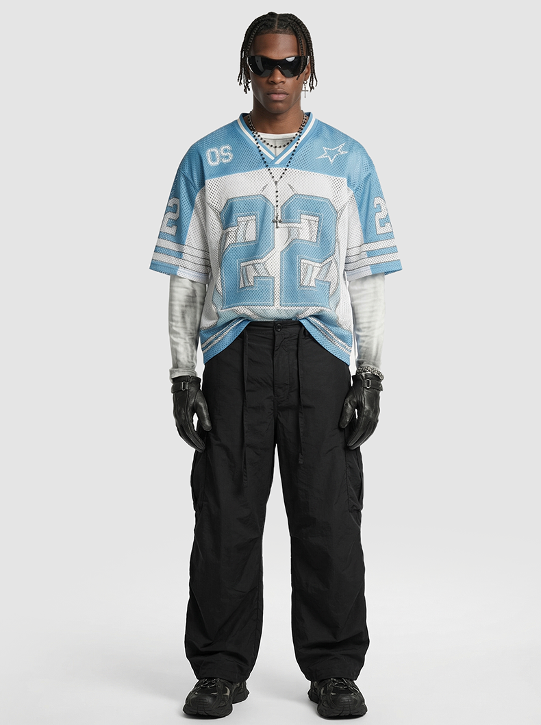 CapCabin “Eternity 22 Flame” Mesh Jersey T-Shirt