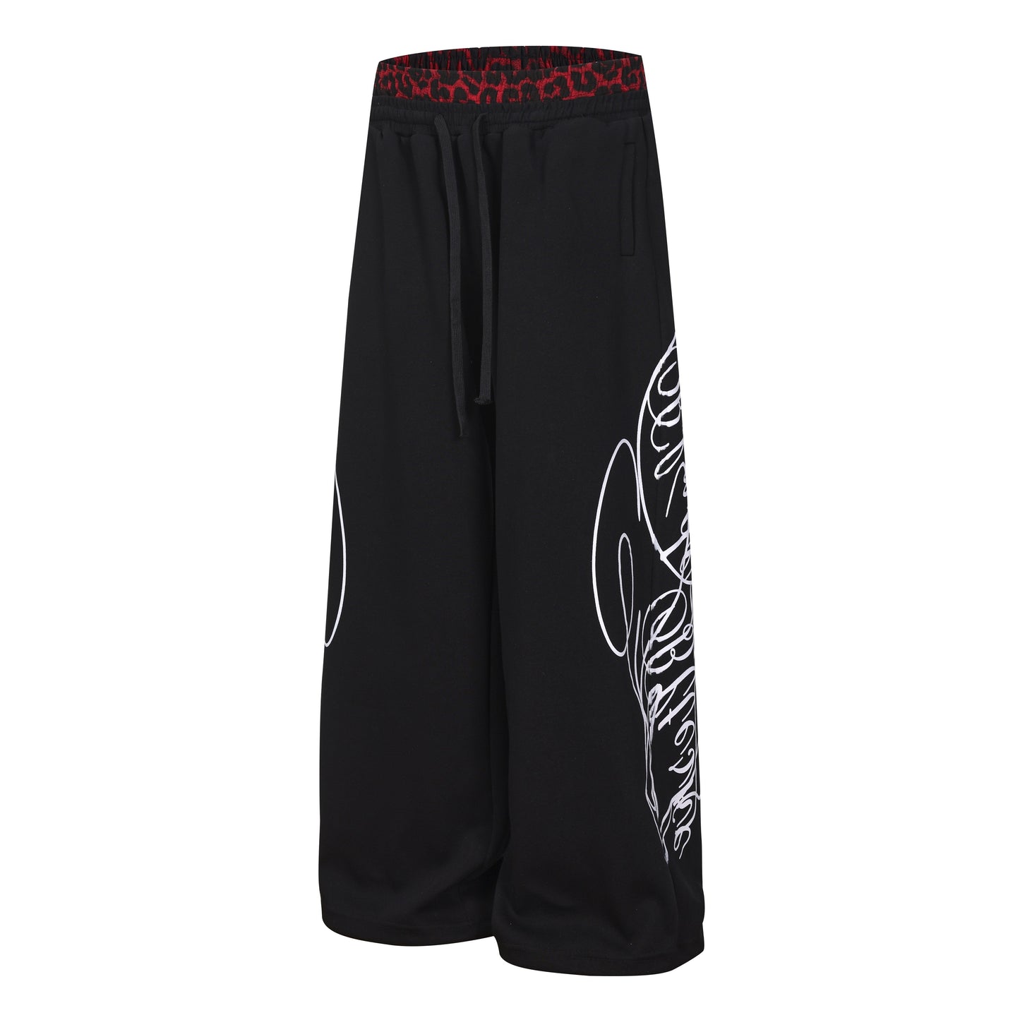CapCabin Leopard Panel Sweatpants