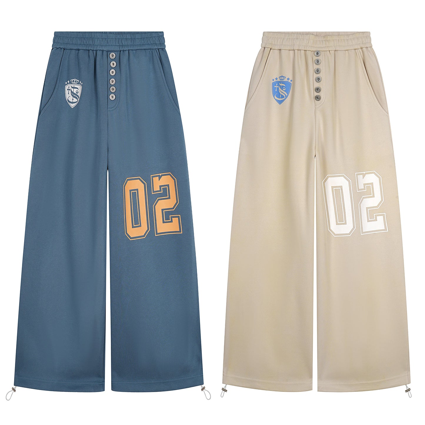 CapCabin Varsity Number Wide-Leg Pants