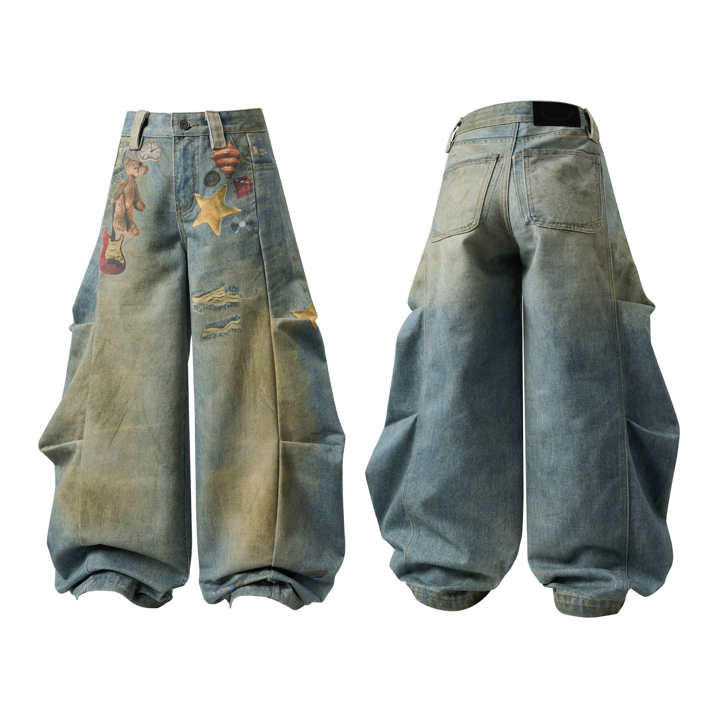 CapCabin “Playground Charm Balloon Jeans”