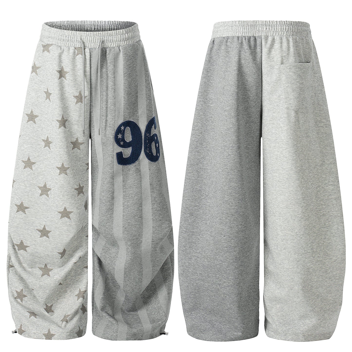 CapCabin 96 Star Stripe Wide-Leg Sweatpants