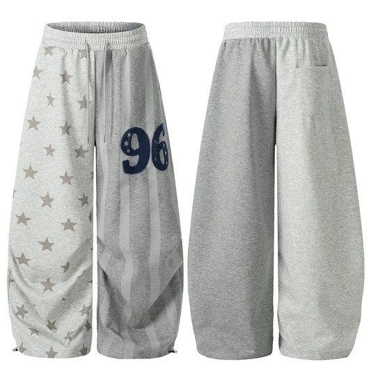 CapCabin 96 Star Stripe Wide-Leg Sweatpants