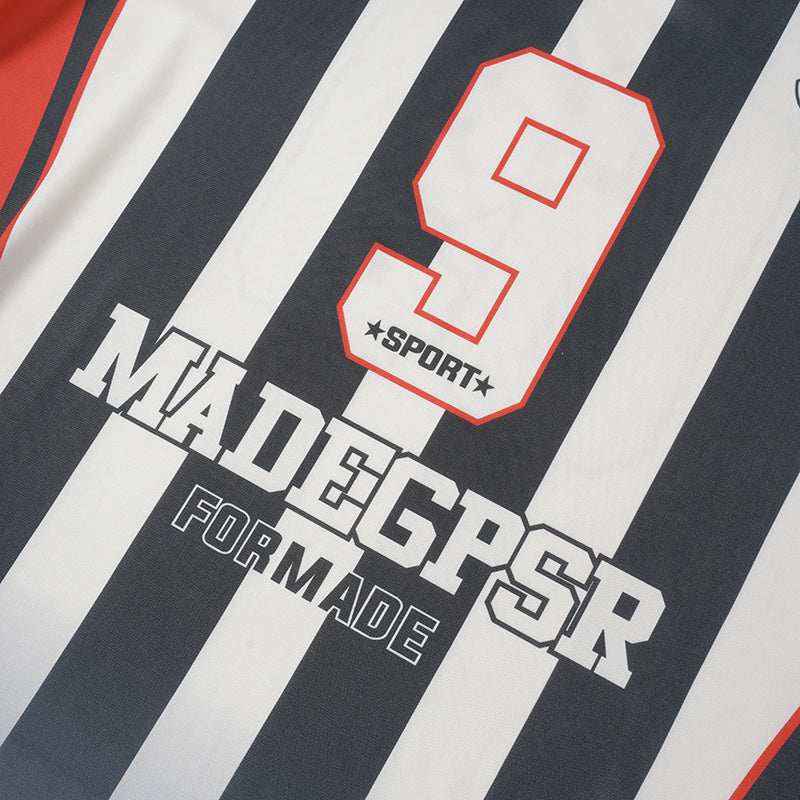 CapCabin Vertical Stripe Number Performance Jersey