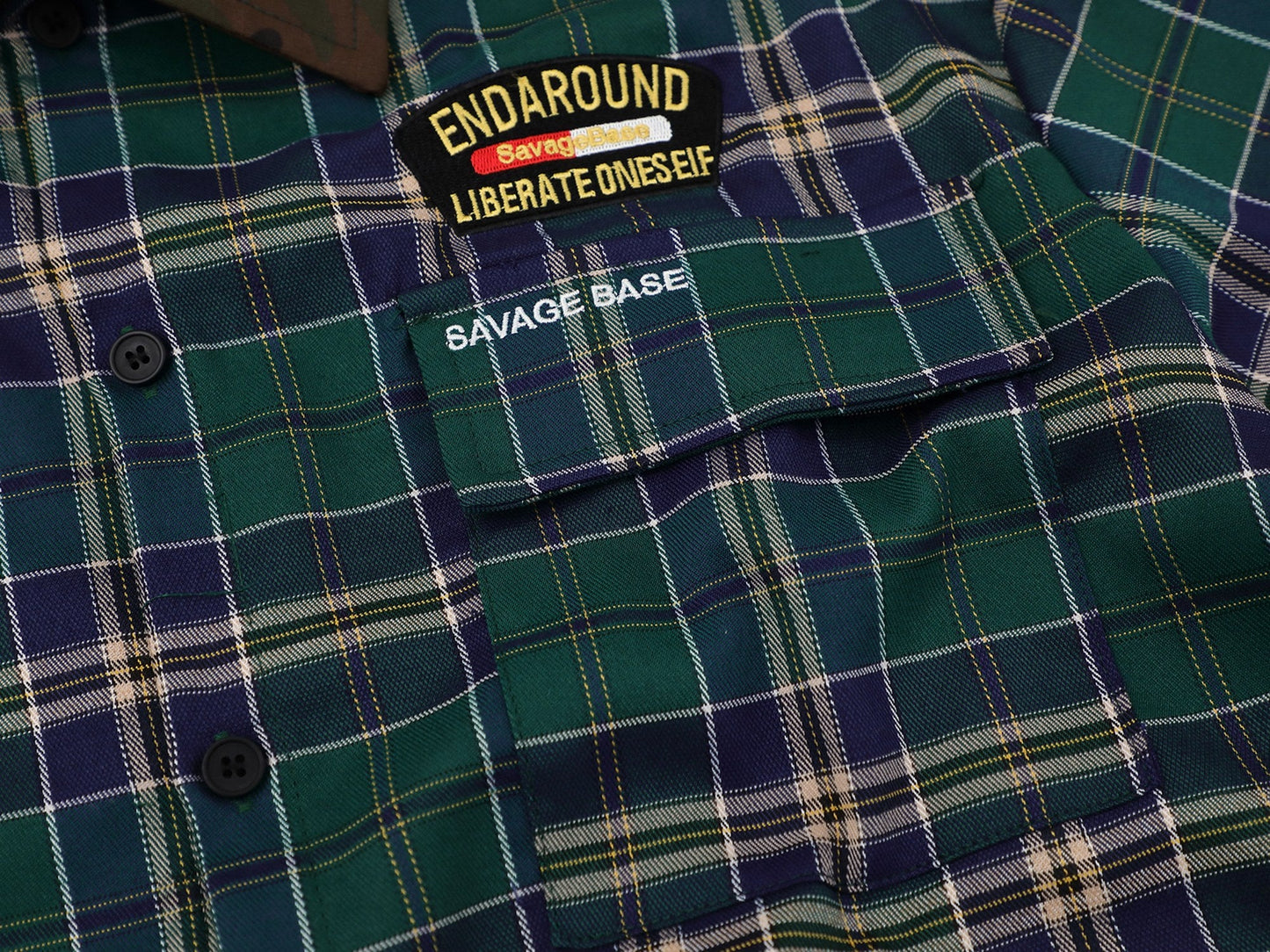 CapCabin “Savage Base” Plaid Shirt