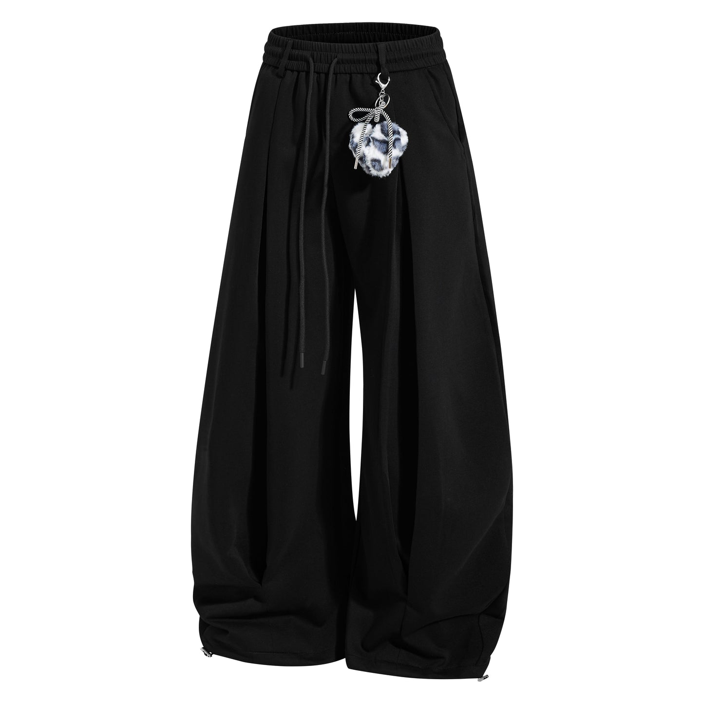 CapCabin Script Wide-Leg Sweatpants