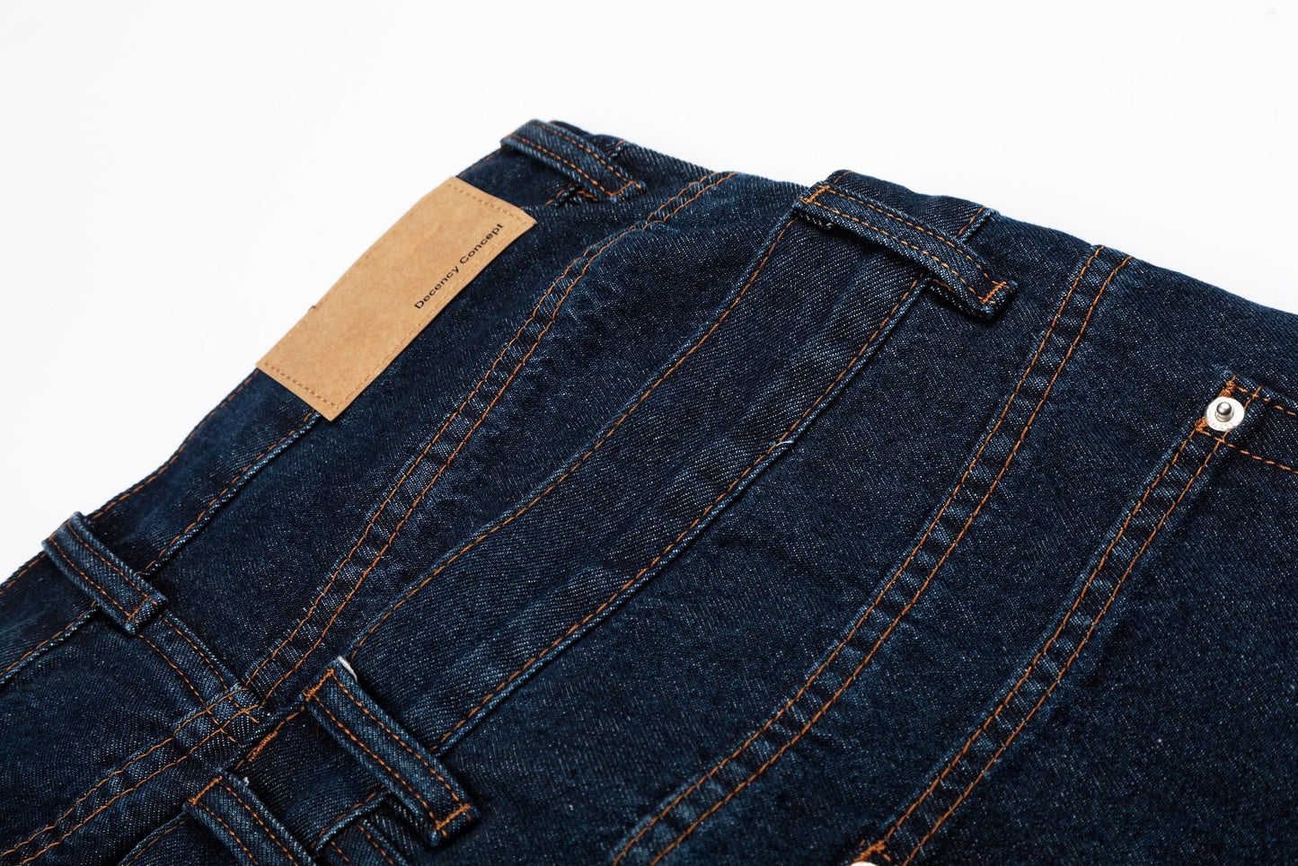 CapCabin “Layered Panel Denim Shorts”