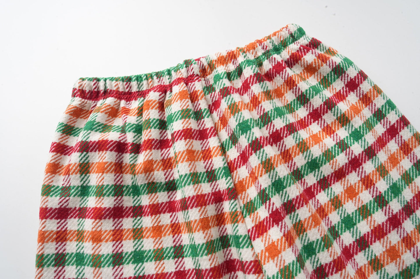 CapCabin Vintage Plaid Wide-Leg Pants