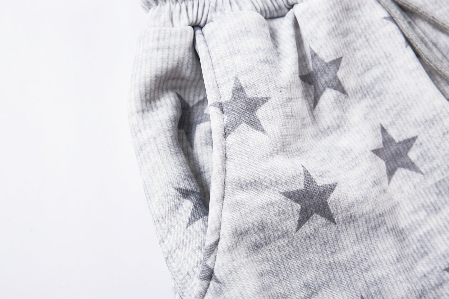 CapCabin Star Stripe Wide-Leg Sweatpants