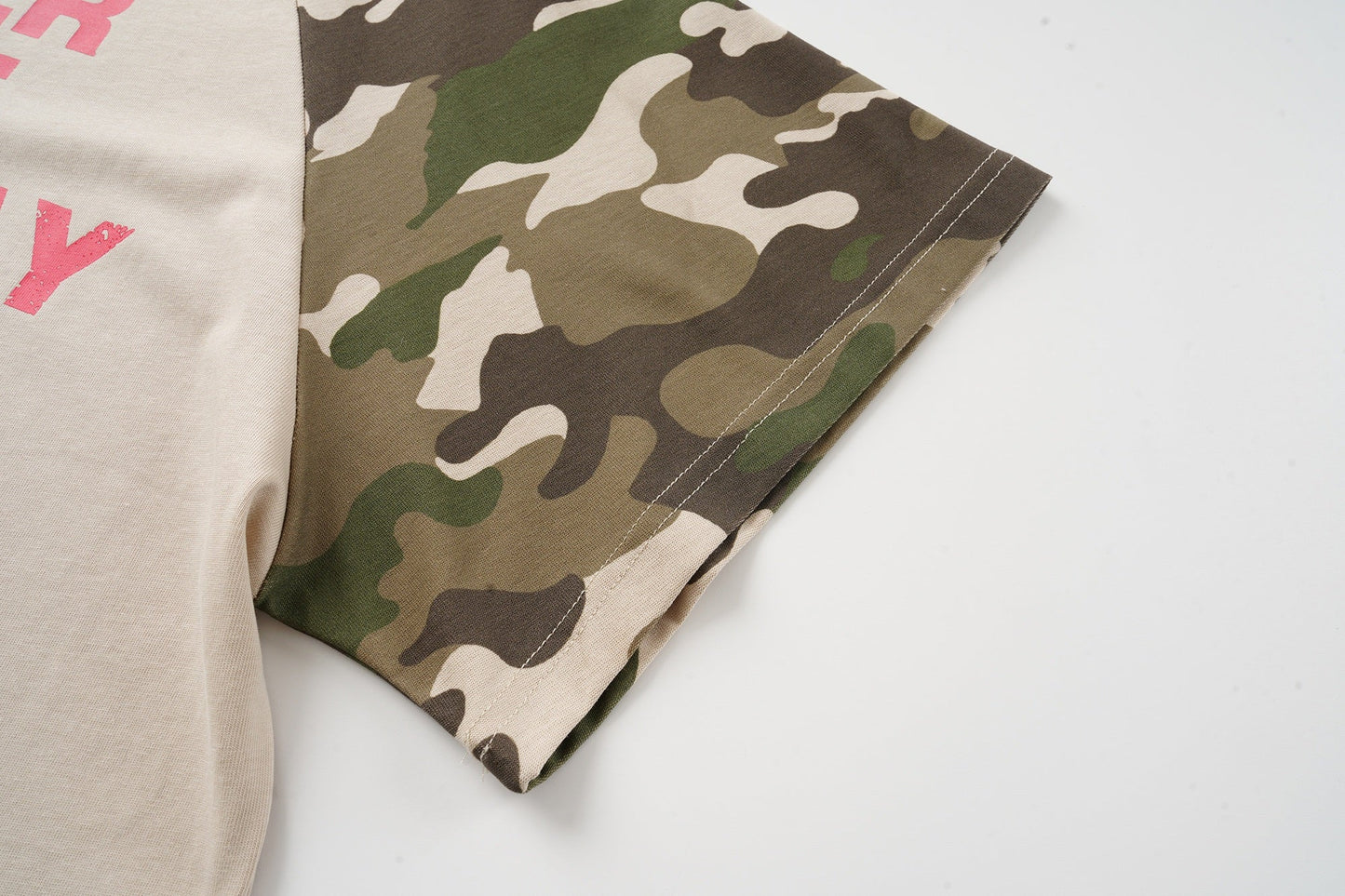 CapCabin “Never Lose Your Way” Camo Raglan T-Shirt