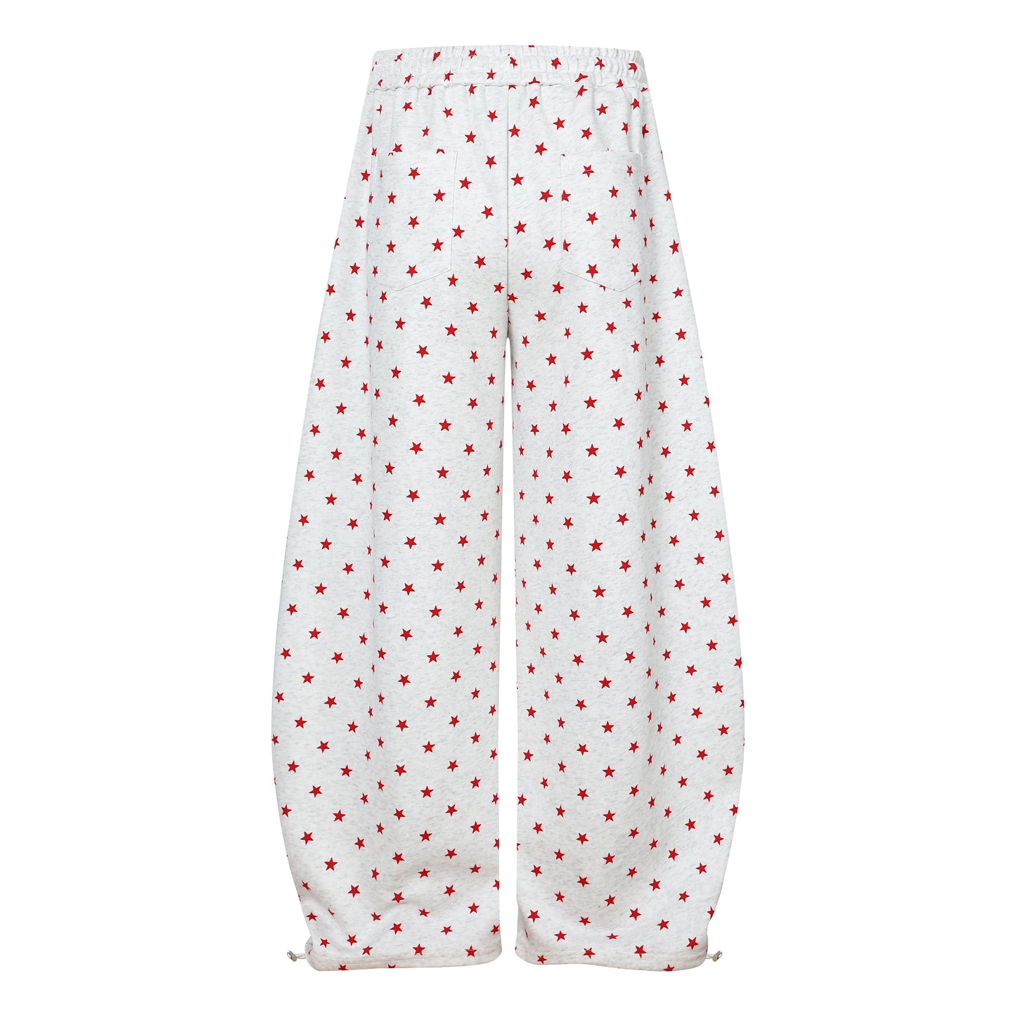 CapCabin Star Print Wide-Leg Pants
