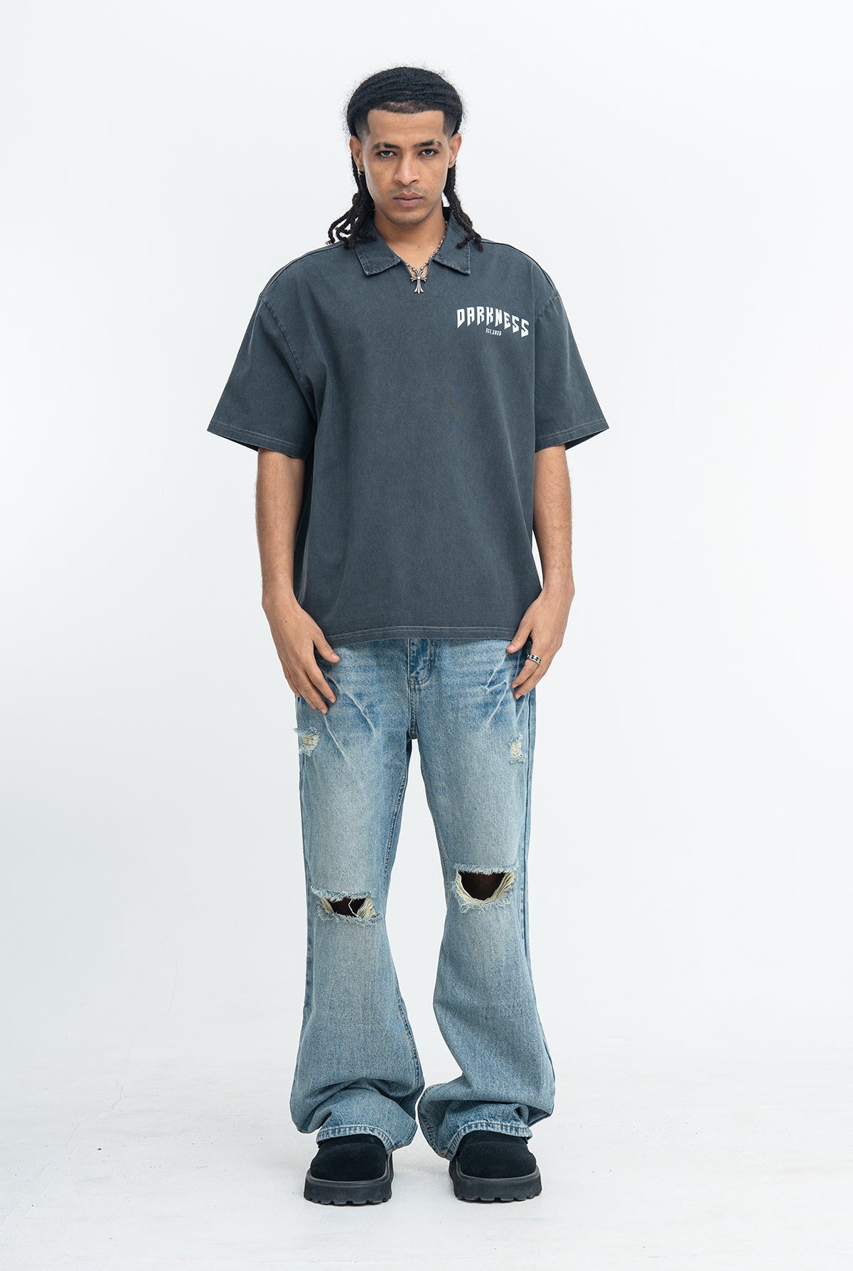 CapCabin “Darkness Spine” Graphic Shirt