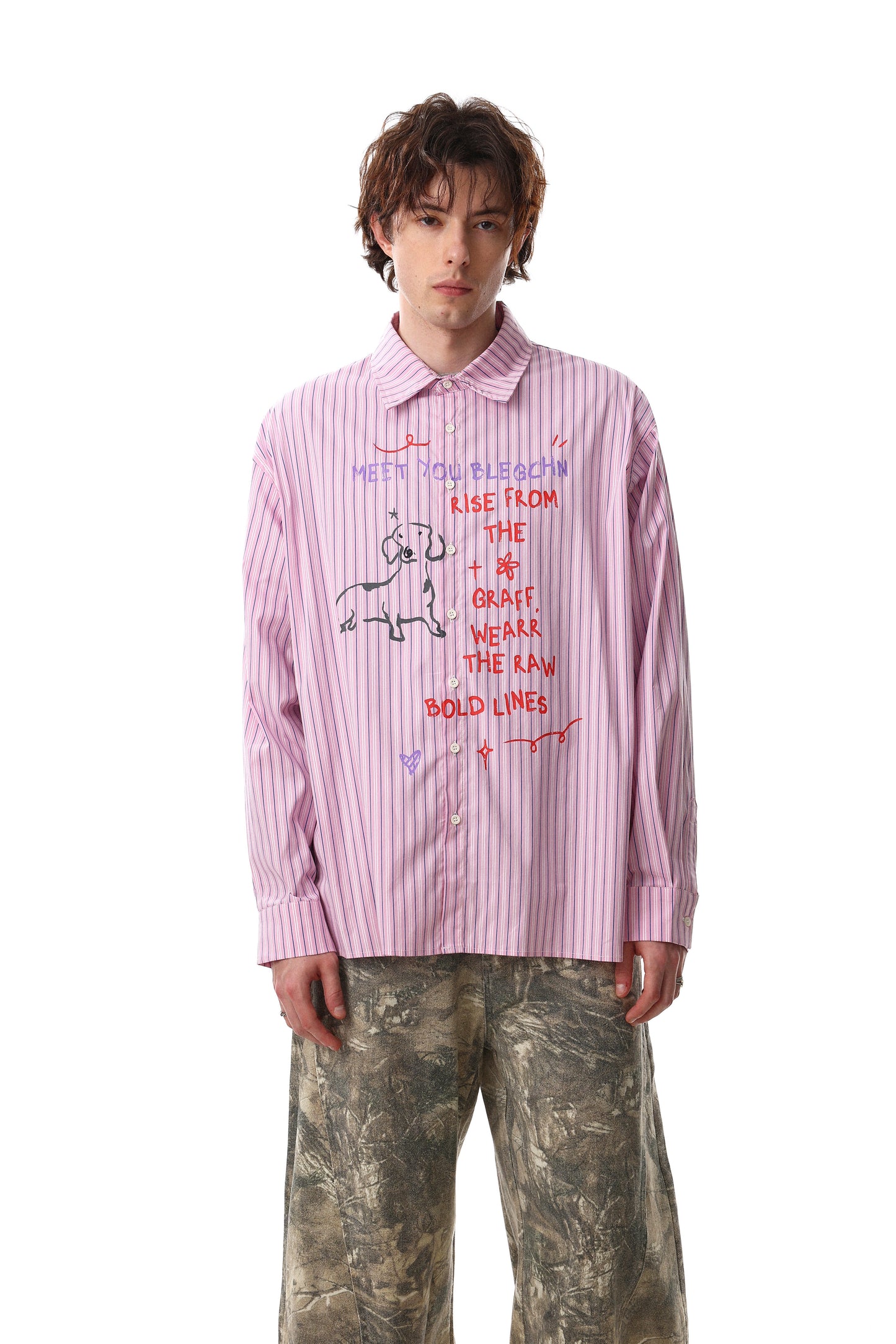 CapCabin Handwritten Stripe Shirt