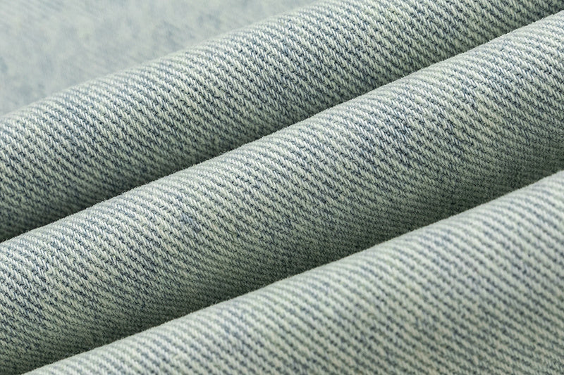 WELLDONE Washed Light Blue Straight-Leg Jeans