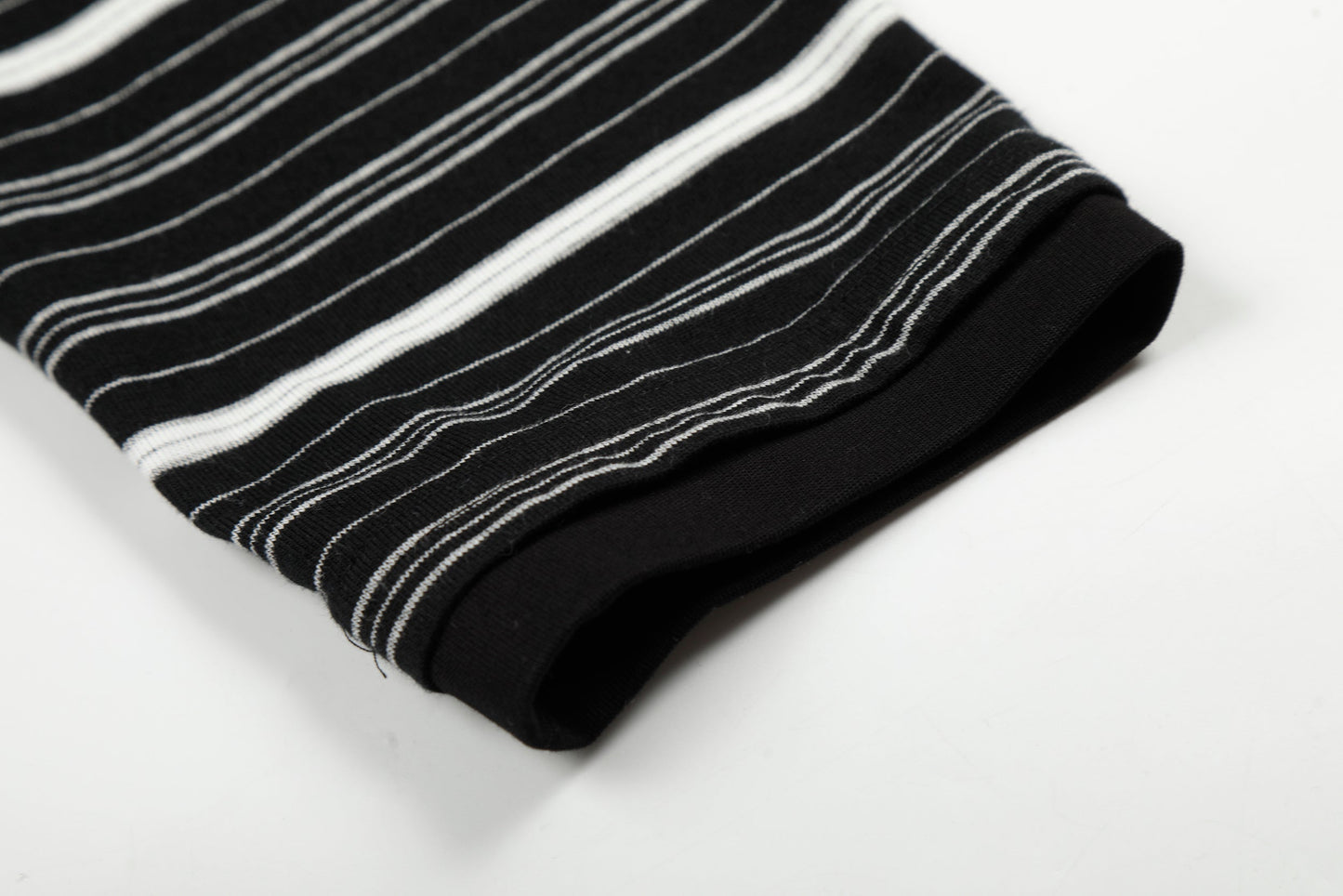 CapCabin Striped Henley Long Sleeve Tee