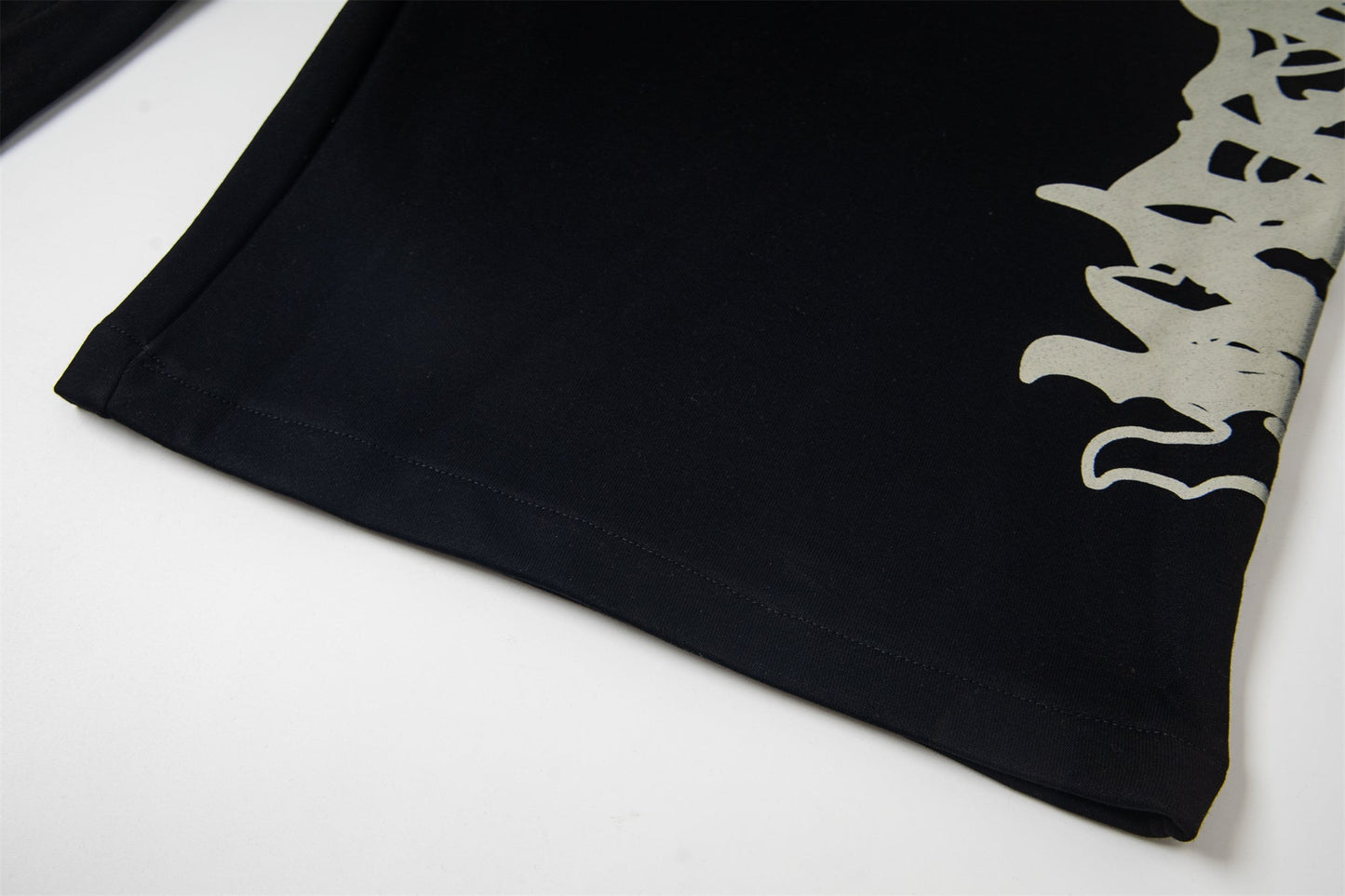 CapCabin Flame Script Wide-Leg Sweatpants
