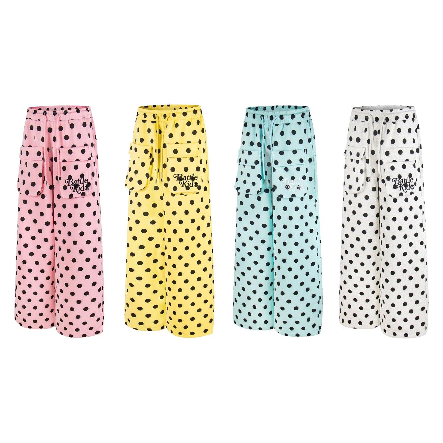 CapCabin Polka Dot Cargo Pants