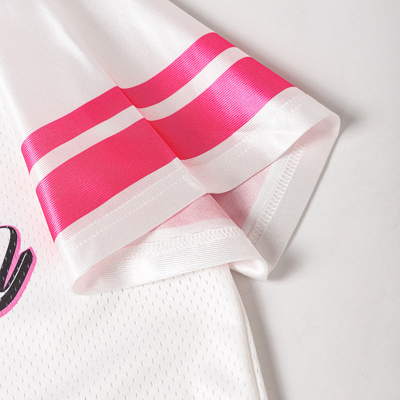 CapCabin Pink Star 25 Performance Jersey