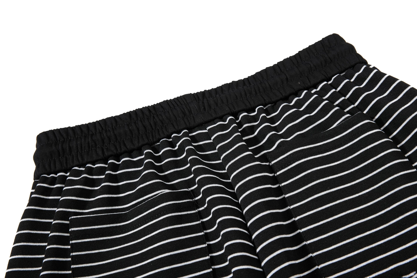 CapCabin “Striped Gothic Draped Pants”