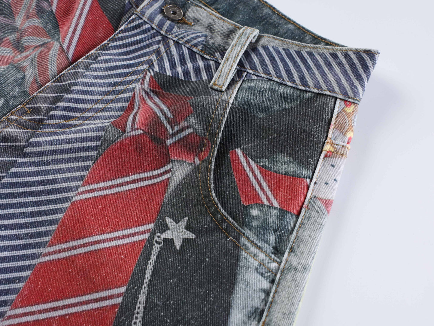 CapCabin “Tie Riot Balloon Jeans”