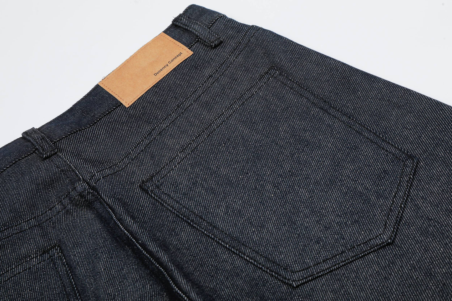 CapCabin “Raw Button Denim Jorts”