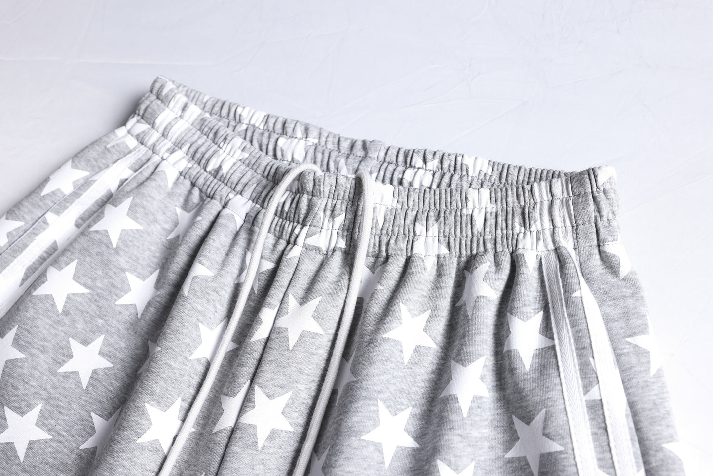 CapCabin Star Print Wide-Leg Sweatpants