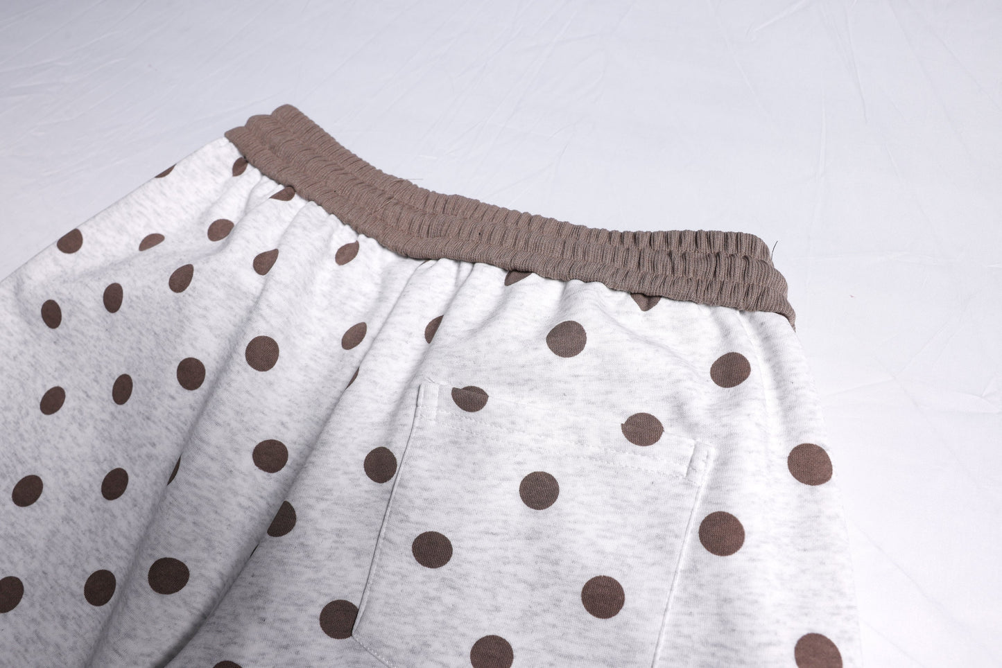 CapCabin Graphic Polka Dot Wide-Leg Pants