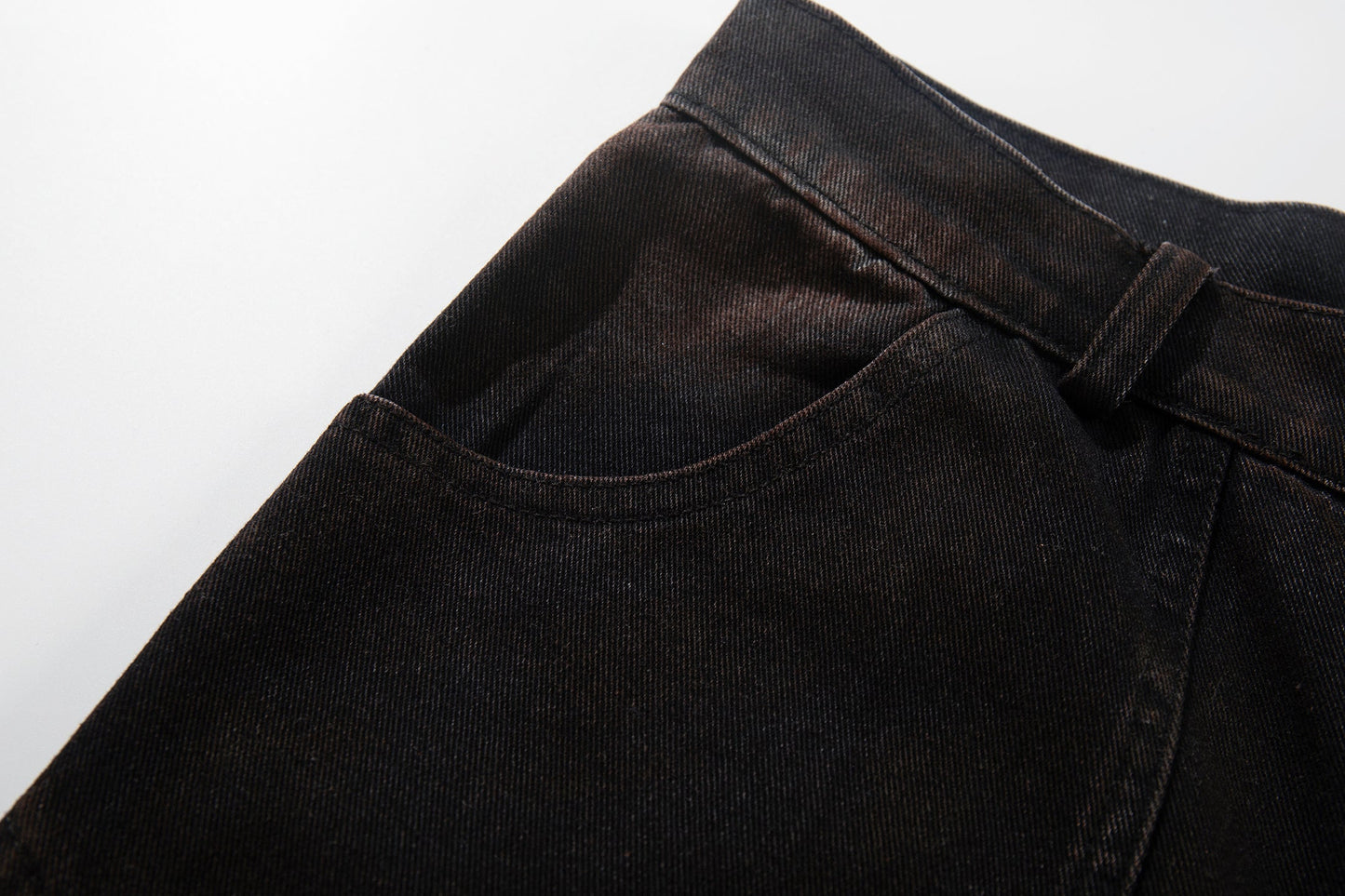 CapCabin Panel-Washed Wide-Leg Pants