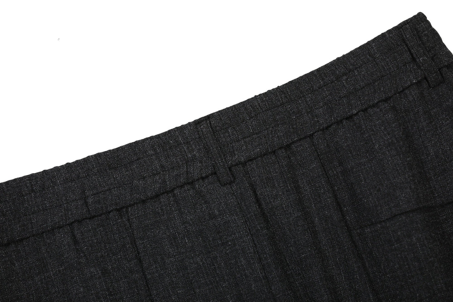 CapCabin “Minimal Pleated Wide-Leg Pants”
