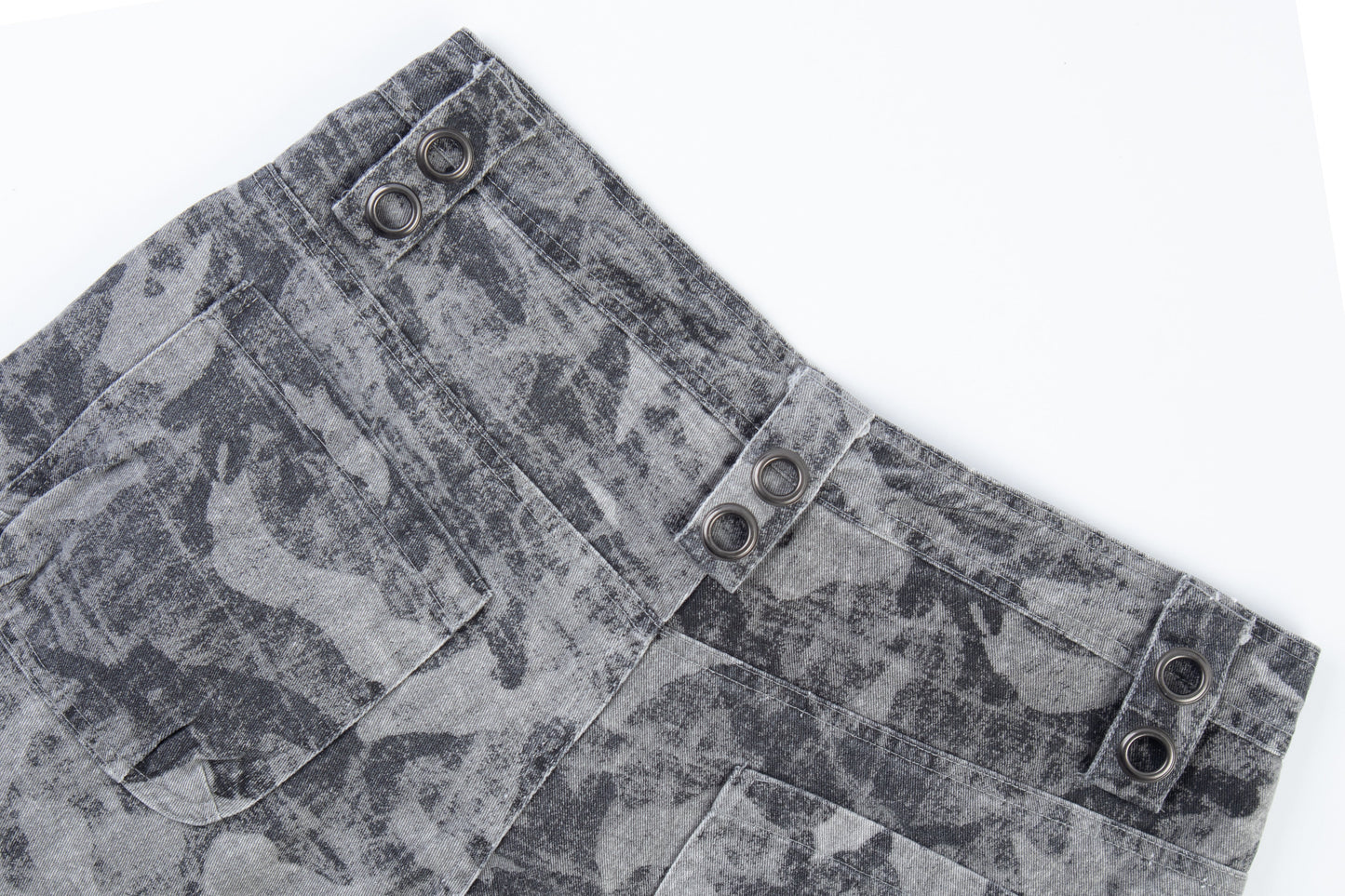 CapCabin Distressed Multi-Pocket Cargo Pants