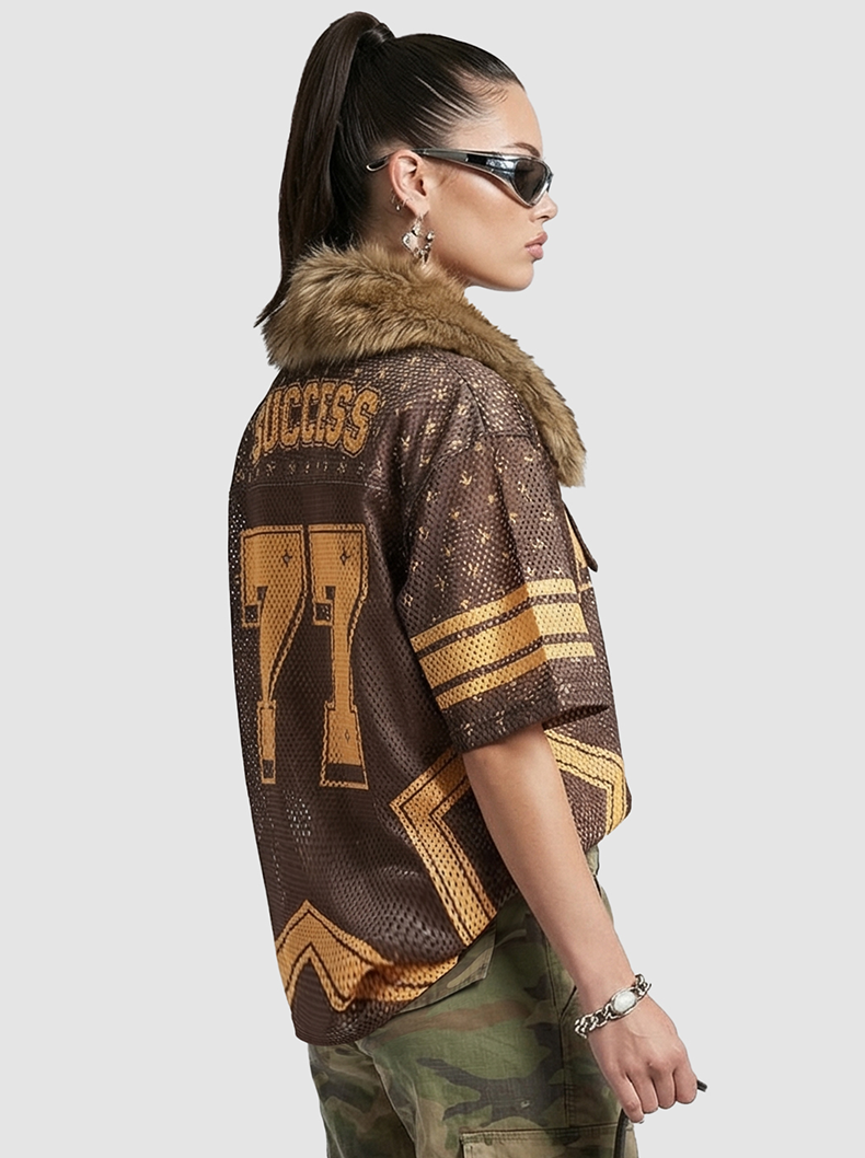 CapCabin “Retro Star 77” Mesh Jersey T-Shirt
