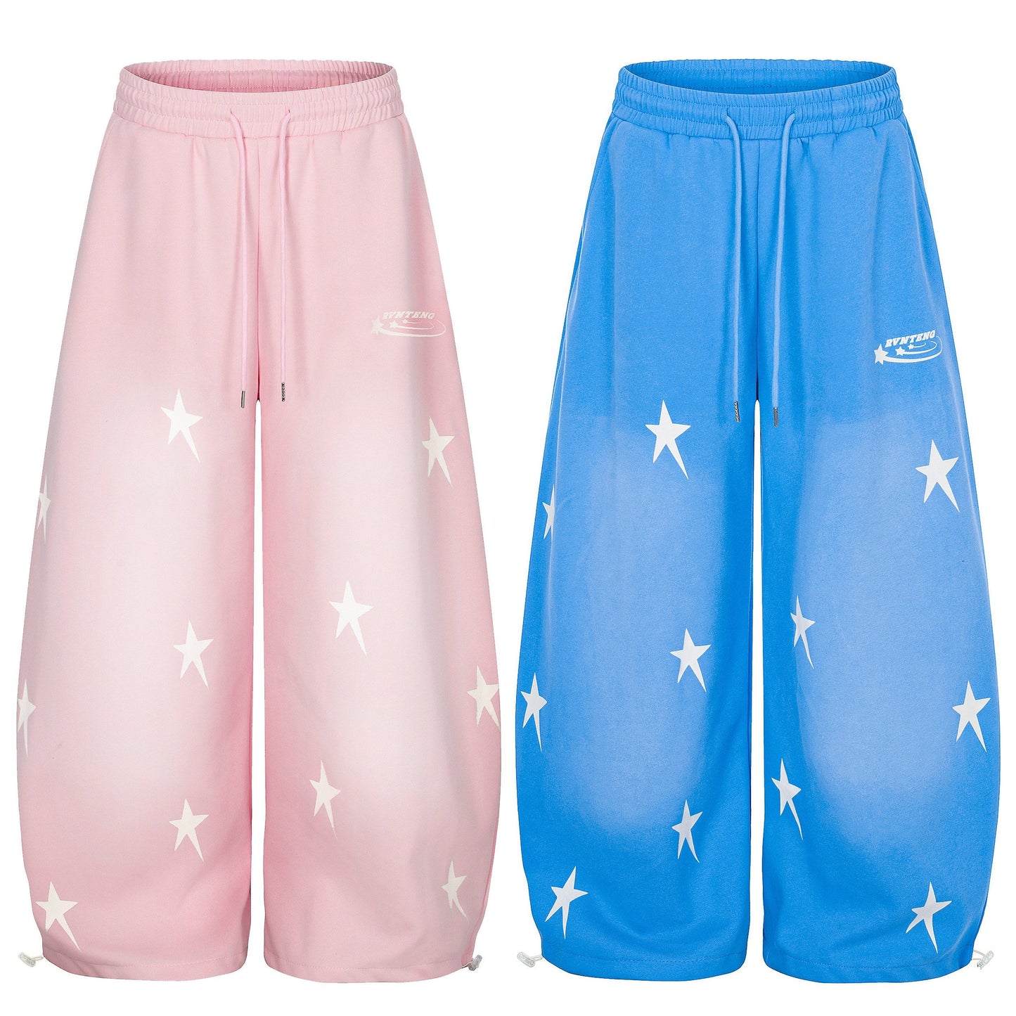CapCabin Star Fade Wide-Leg Sweatpants