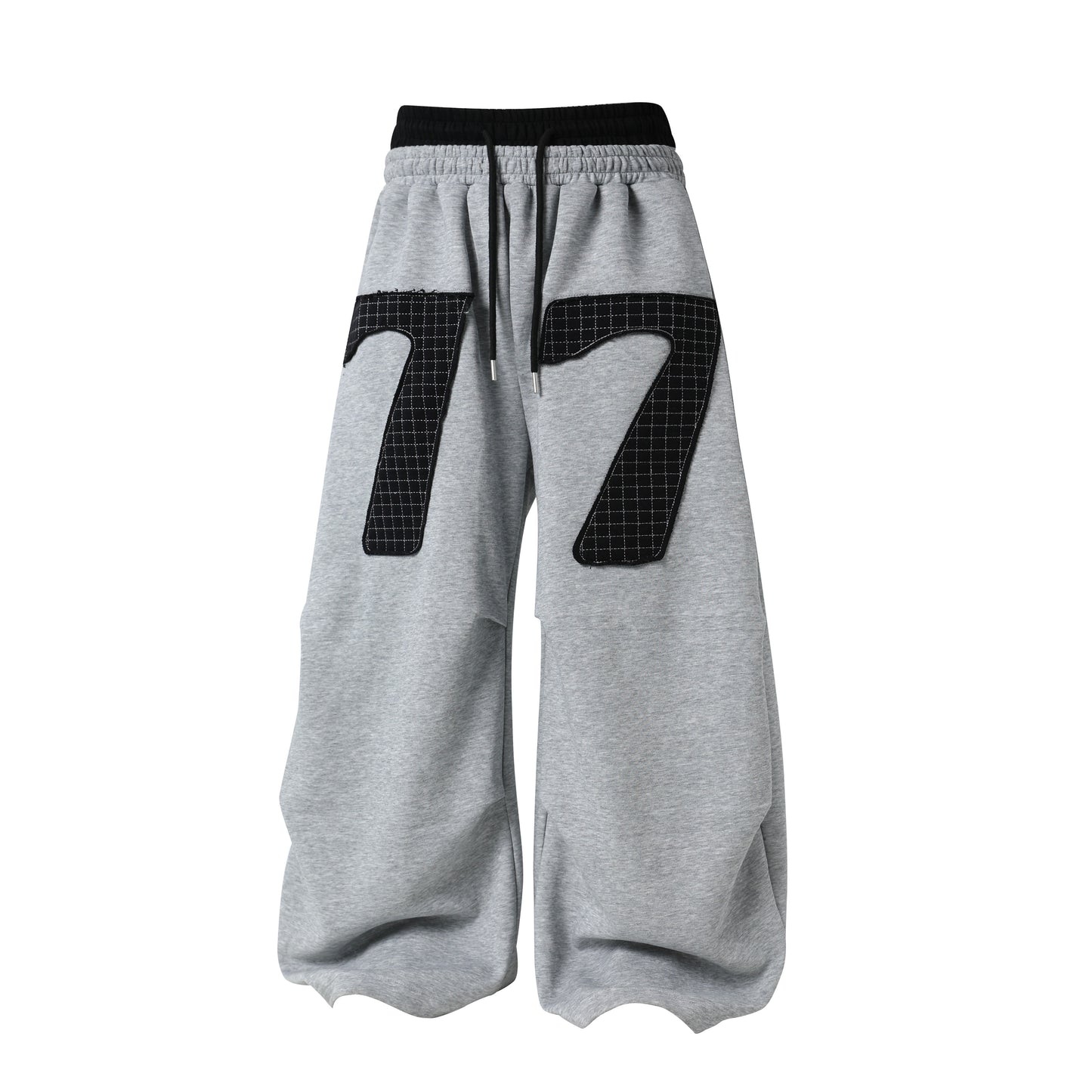 CapCabin 77 Patchwork Wide-Leg Sweatpants