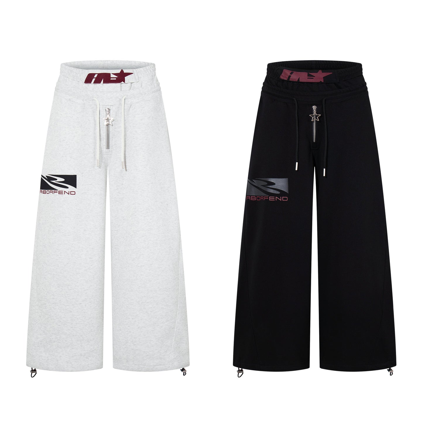 CapCabin Star Zip Wide-Leg Performance Pants