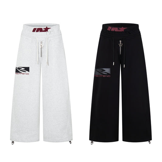CapCabin Star Zip Wide-Leg Performance Pants