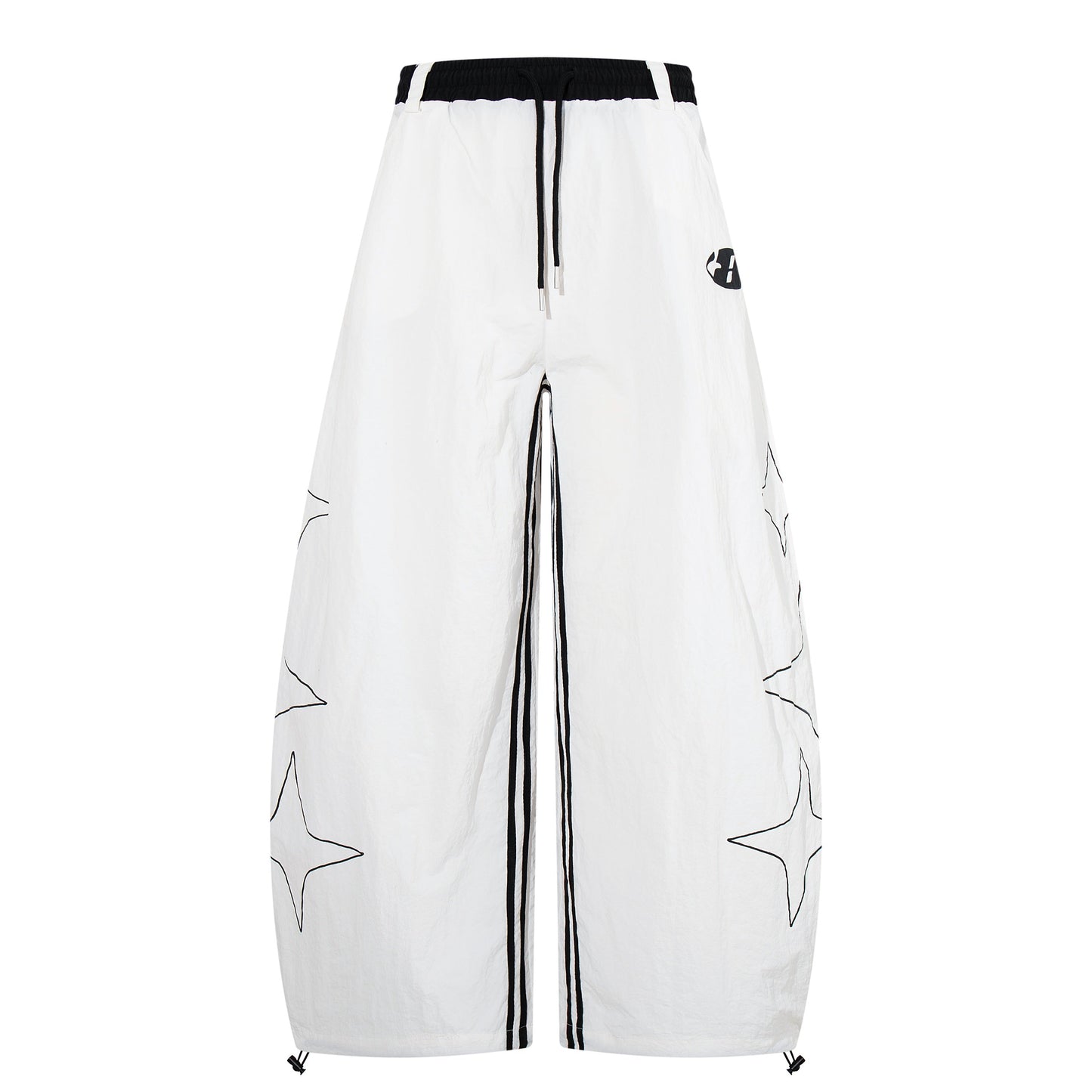 CapCabin “Starline Wide-Leg Track Pants”